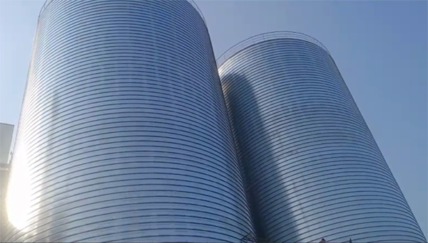 西市2座混凝土高架卷板仓